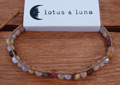 Lotus and Luna Harvest Moon bracelet