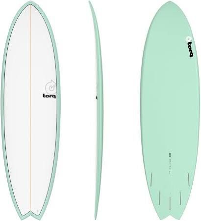Torq 6'3" Fish Seagreen Rails
