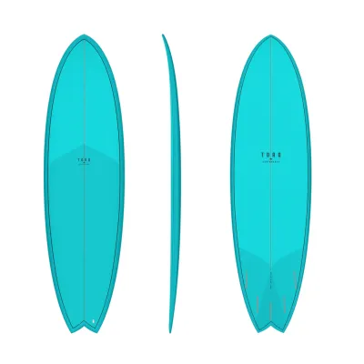 Torq 6'6" Fish Deep Turquoise Pattern