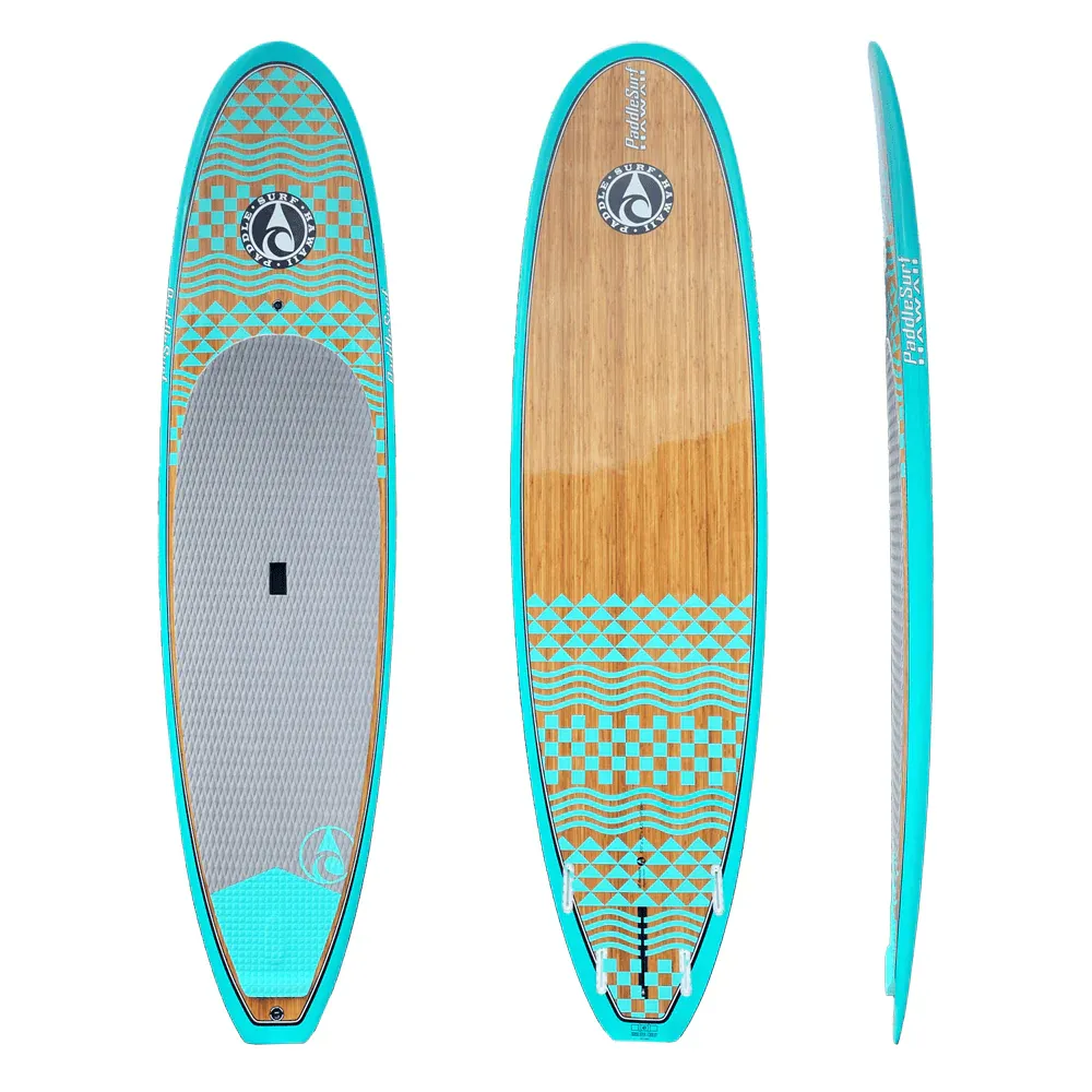 Paddle Surf Hawaii Wide All Arounder- Bamboo Veneer - 9’2