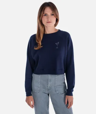 Simple and Slow Crew Neck NAVY Simple and Slow Crew Neck NAVY