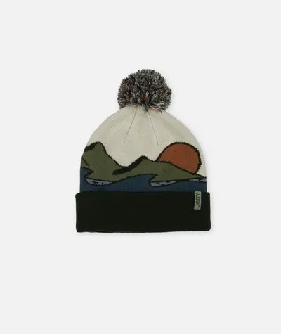 Jetty Portsmouth Jacquard Beanie Olive