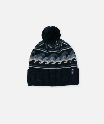 Jetty Nor'east Jacquard Beanie Navy Jetty Nor'east Jacquard Beanie Navy