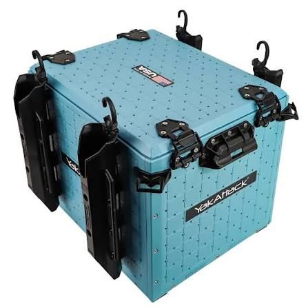 YakAttack BlackPak Pro Kayak Fishing Crate - 13" x 16", Jetty Blue