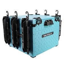 YakAttack BlackPak Pro Kayak Fishing Crate - 16" x 16", Jetty Blue