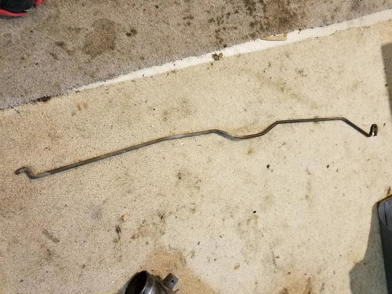 Hood prop rod