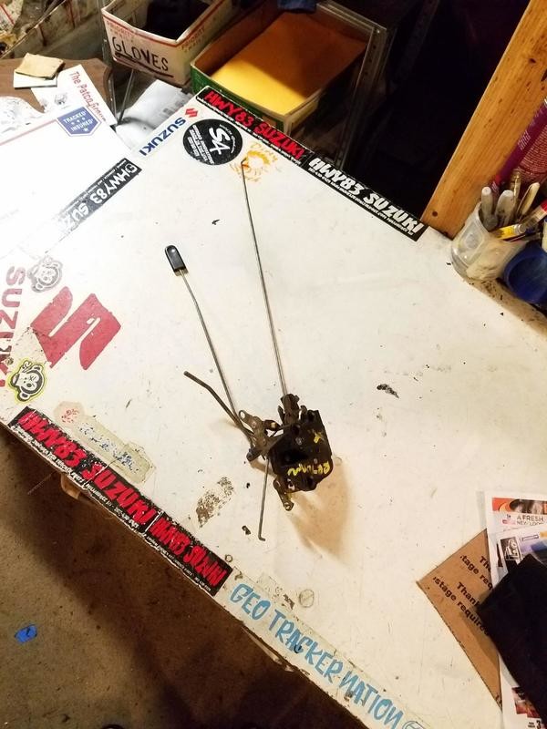 LEFT door latch (2 door models)