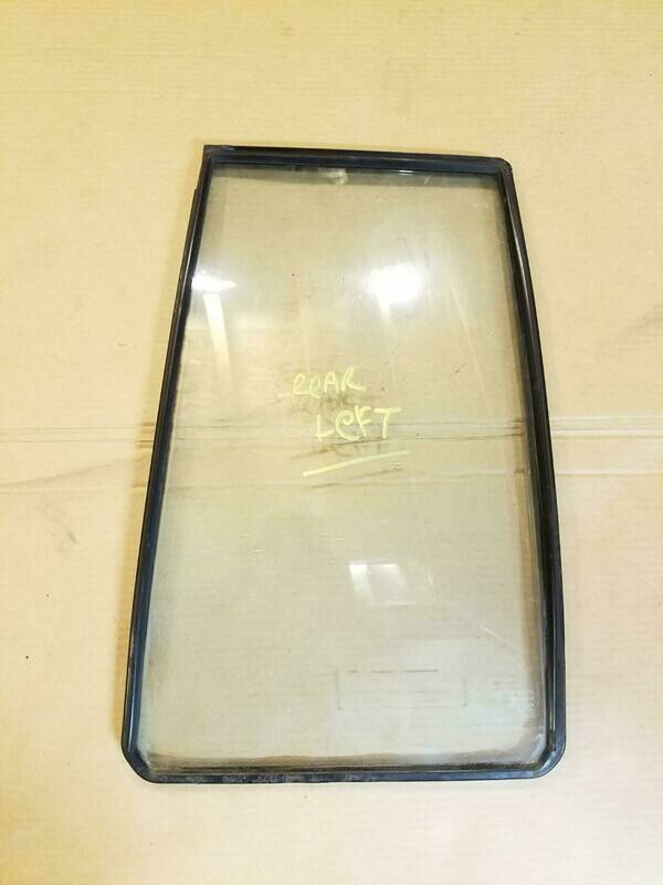 Rear door 1/4 glass DRIVER (4 DOOR MODEL)