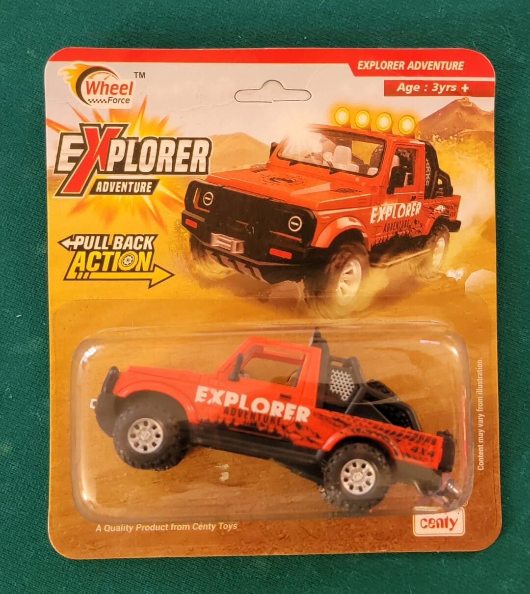NEW Orange Explorer Adventure