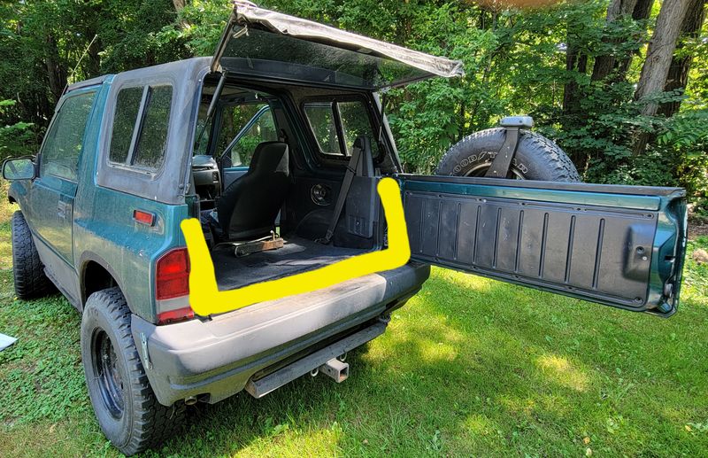 NEW Tail Gate Gasket (behind gate)