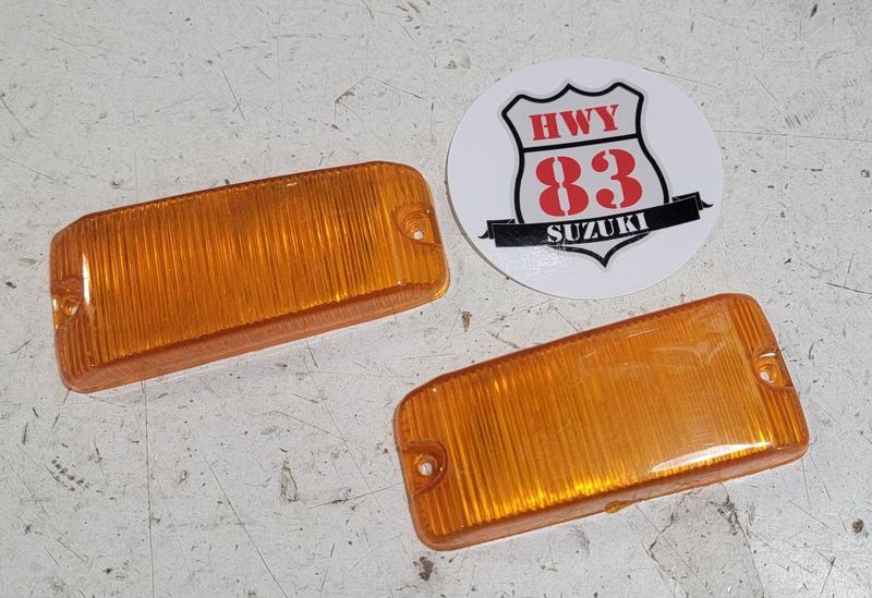 NEW Front Fender Marker Light Lens Covers