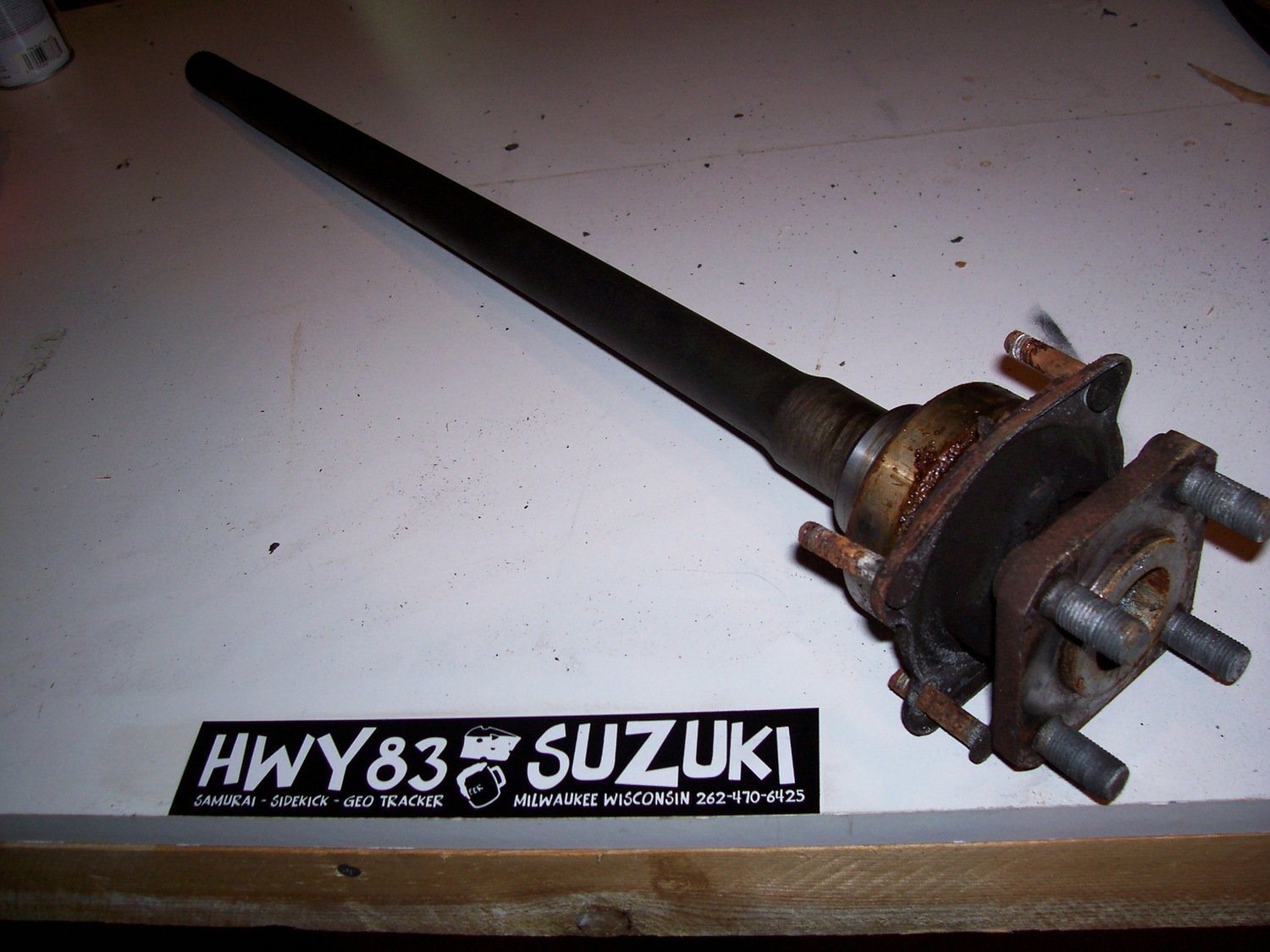 Rear axle shaft DRIVER SIDE 89-95