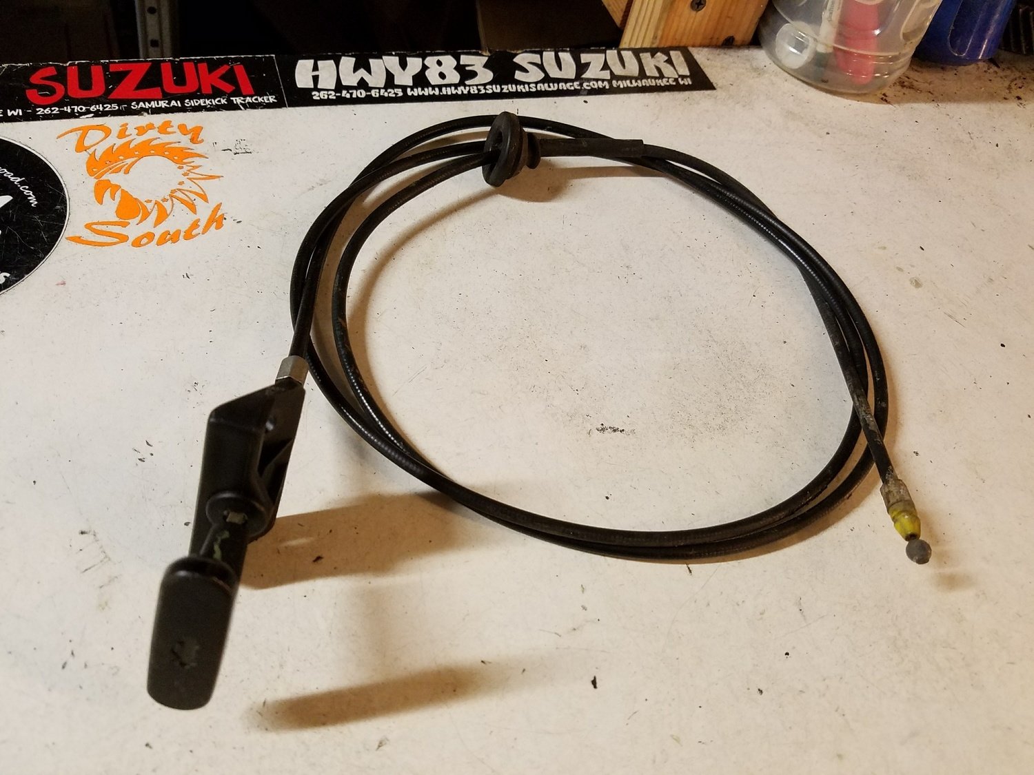 Hood release cable 89-98