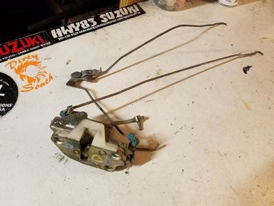 Door latch with linkage DRIVER