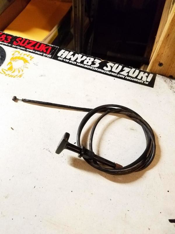 NEW Hood release cable 86-95