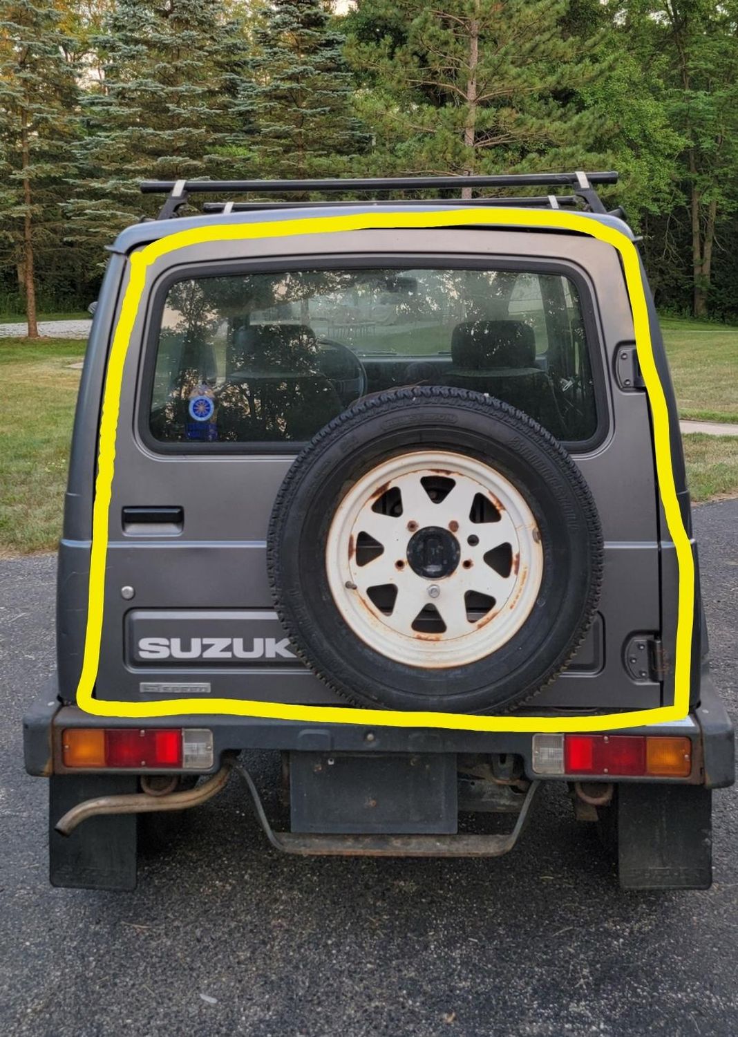 NEW Tin Top Rear Hatch Door Seal