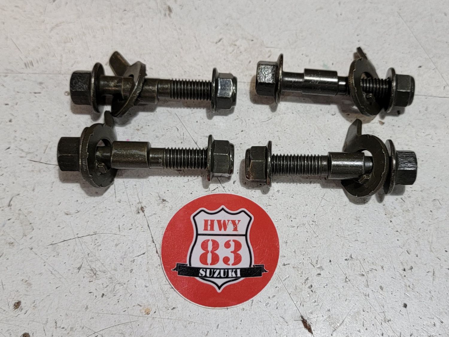 NEW Camber Bolts SET OF #4