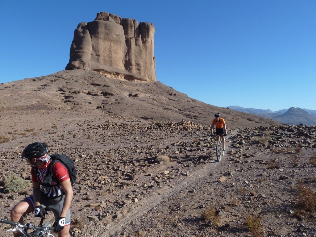 Anzahlung für Marokko - Mountainbike Tour: Trans Hochatlas, Saghro Gebirge und Oasen 8 Tage