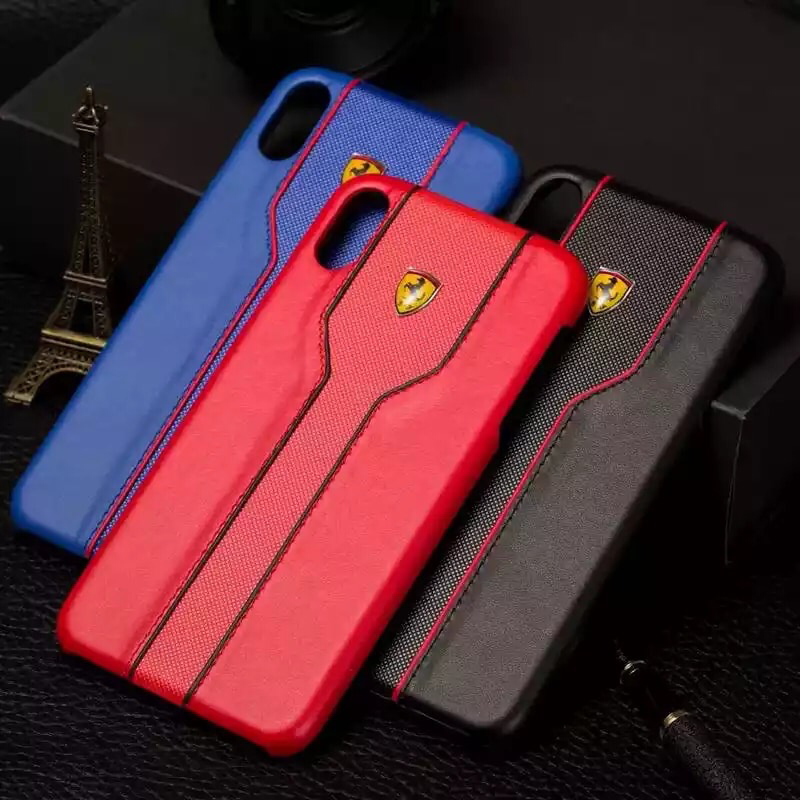 Scuderia Ferrari Leather IPhone Case