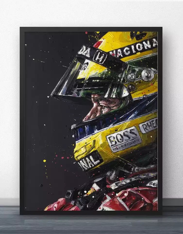 Ayrton Senna Tribute Canvas