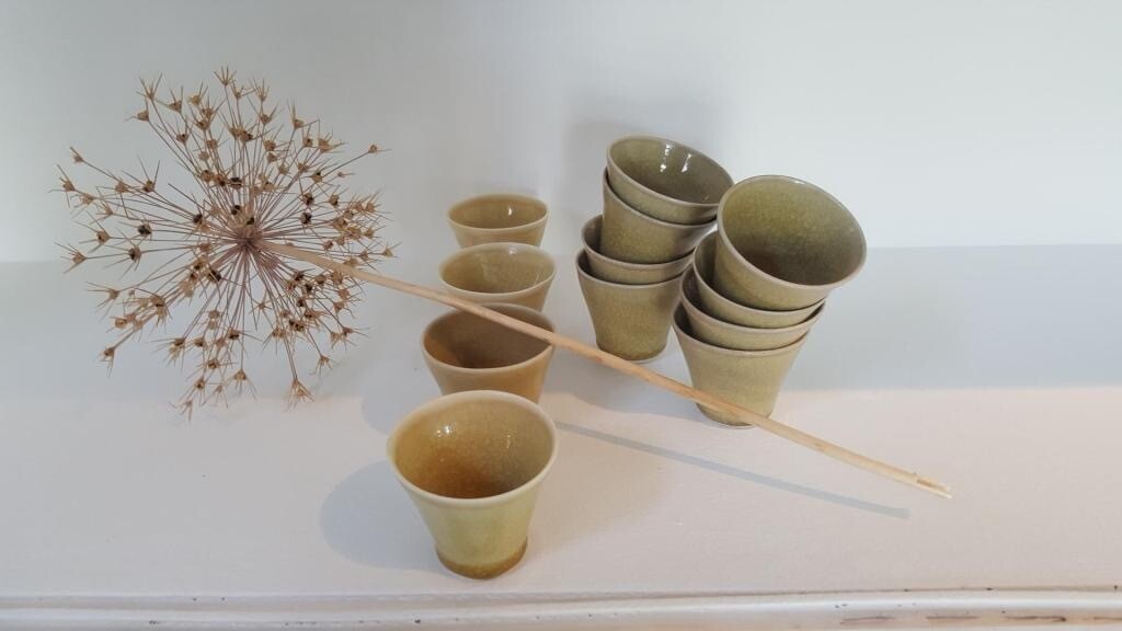 Petits gobelets saké, Alexandra Masson Corbes Petits gobelets saké, Alexandra Masson Corbes