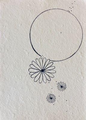 Lune et fleurs #1, Laure JULIEN