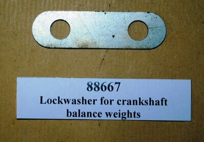 Lock-Washer for Balance Weights of Crankshaft