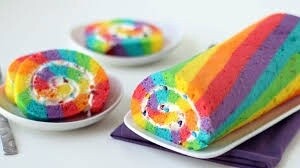 Zhong Hua Ge Bakery Rainbow Swiss Roll