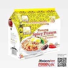 Mykuali Spicy Prawn Noodles 105g  x 5 Packs