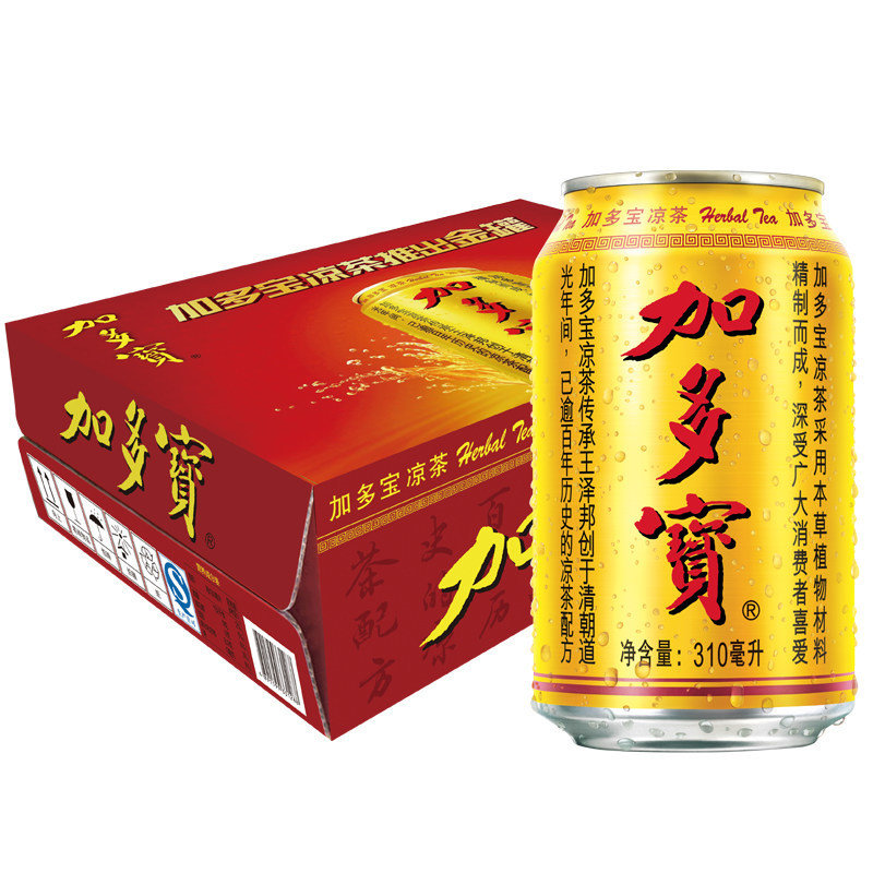 加多宝涼茶(1箱) Jia Duo Bao Herb Tea Drink (24 x 310ml)