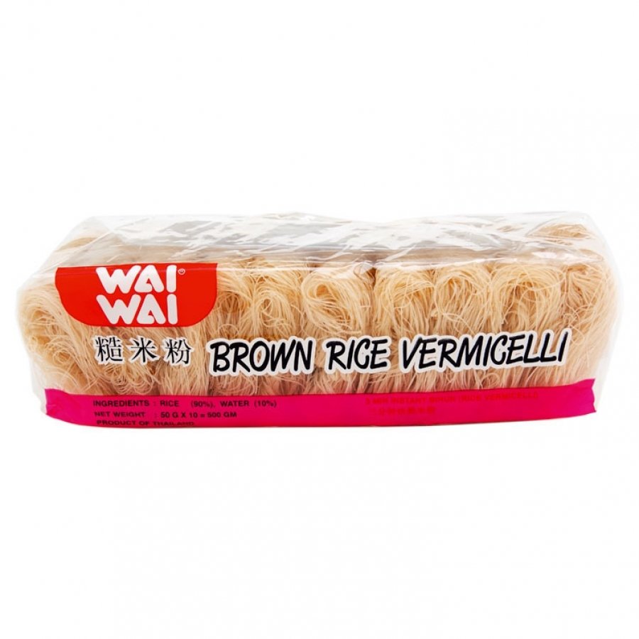 Wai Wai Brown Rice Vermicelli 10 x 50g