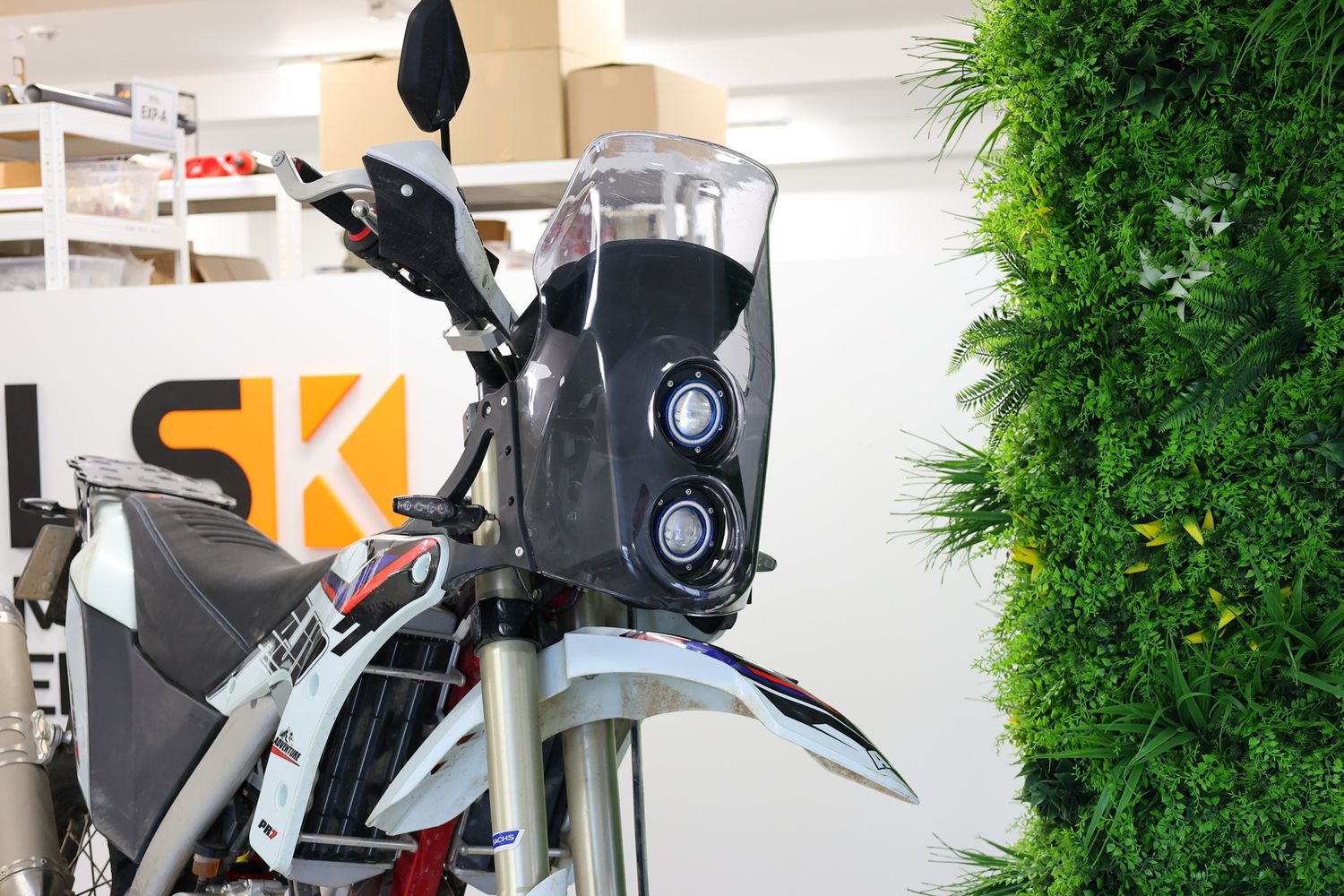 AJP PR7 Street-Legal XH1 LED Headlight - Simple Kit