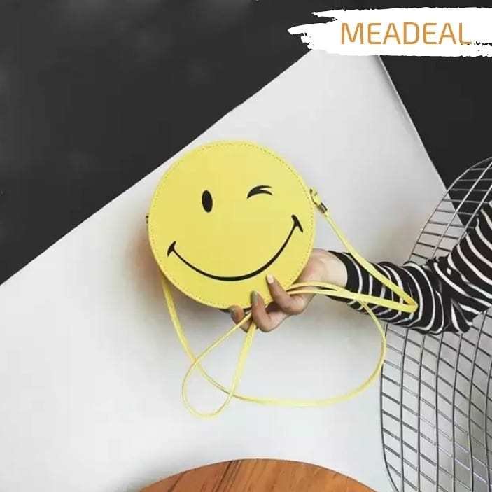 Fashion Emoji Cross Body Bag - Smile Emoji