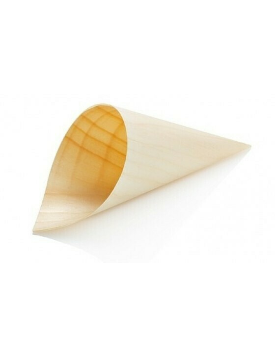 Houtpapier cone 17cm, verpakt per 1000 stuks