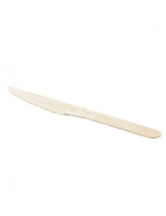 FSC® houten mes 16,5cm smart, verpakt per 100 stuks