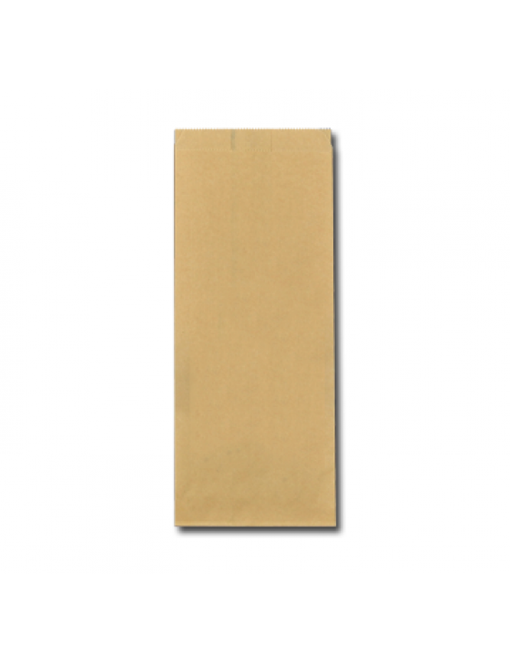 FSC® papieren snackzak 13+8,5x32cm nr.27 (1 pond), verpakt per 10kg/1100 stuks