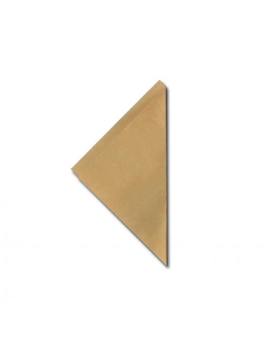 FSC® papieren frietzak K17 bruin, verpakt per 5kg/1500 stuks