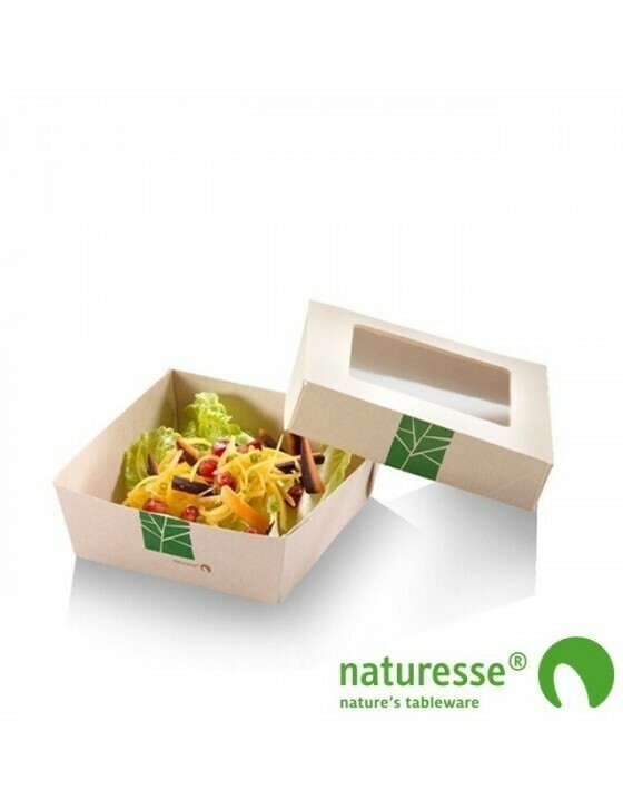 Paperwise saladebakje 750ml/155x155x50mm
Verpakt per 250 stuks