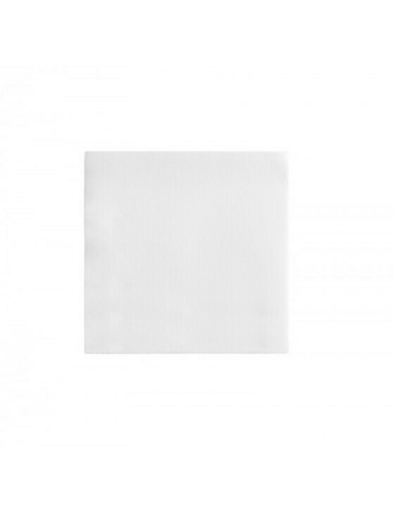 Servet ecolabel 20x20cm ¼ vouw wit DP, verpakt per 100 stuks