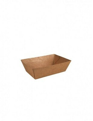 FSC® kraft/PLA coated snackbakje 87x52x32mm A6,
verpakt per 100 stuks FSC® kraft/PLA coated snackbakje 87x52x32mm A6,
verpakt per 100 stuks