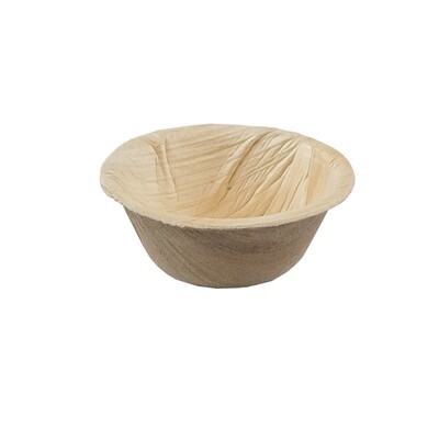 Palmblad sausbakje 50ml/6,5cm Ø x 2,5cm, verpakt per 2000 stuks