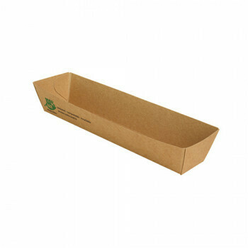 Snackbakje A16N karton (100% FAIR) | 18,5 cm x 3,3 cm x 3 cm, verpakt per 560 stuks