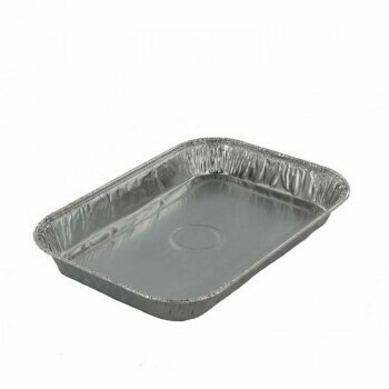 Gastronoom tray, Aluminium 3000ml 36,5x32.5x5cm, verpakt per 100 stuks