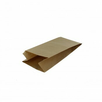 Inpakzak, kraftpapier | 2 pond- 16x10x31cm, verpakt per 10 kg