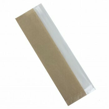 Broodzak (met venster), papier | 10,5/19x37cm, verpakt per 1500 stuks