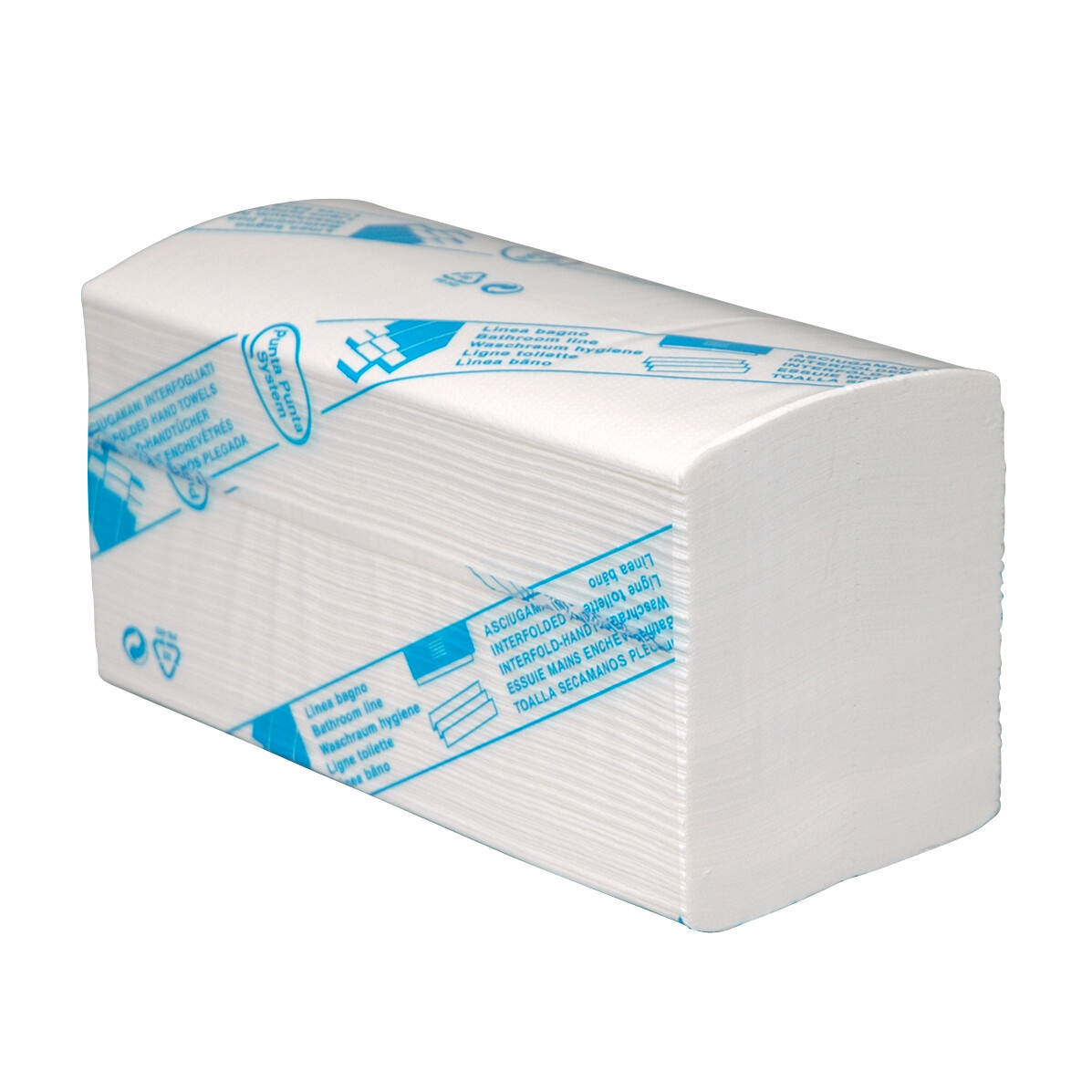 Handdoekpapier Interfold 32x22cm, verpakt per 2000x40 stuks