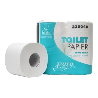 230040 Euro tissue cellulose toiletpapier, verpakt per 40 stuks