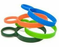 Siliconen ring voor drinkbeker, set van 4 Siliconen ring voor drinkbeker, set van 4
