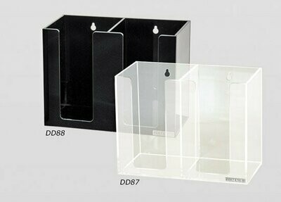 Dekseldispenser van acrylglas of kunststof, verpakt per stuk