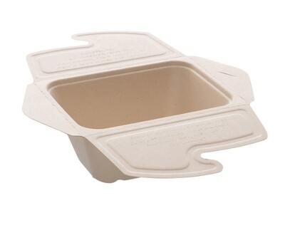 Suikerriet takeaway box 750ml, 17x13x7cm, verpakt per 200 stuks Suikerriet takeaway box 750ml, 17x13x7cm, verpakt per 200 stuks